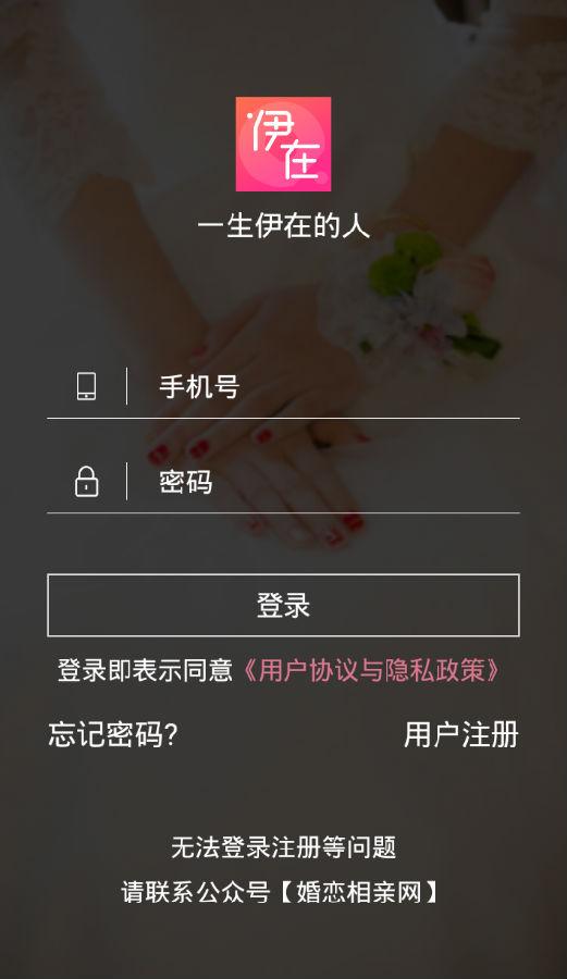 伊在相亲交友征婚